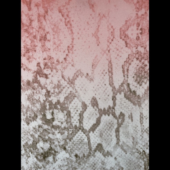 NWT Calvin Klein Ombre Python‎ Sheath Dress Porcelain Rose [PLUS 0X ] - Picture 12 of 12